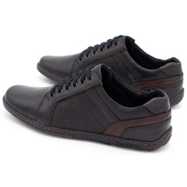 Mario Pala Scarpe da uomo in pelle 616 nere nero 1
