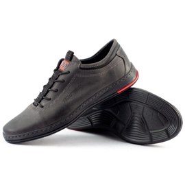 Polbut Scarpe casual da uomo in pelle K23 grigio 2
