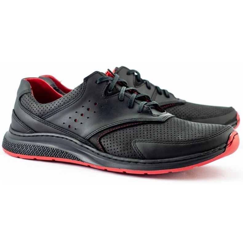 Polbut Scarpe sportive da uomo nere J72 nero 1