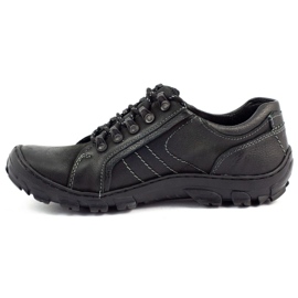KOMODO Scarpe trekking uomo pelle 904 nere nero 1