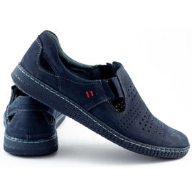 KOMODO Slip scarpe uomo 864 blu navy 1
