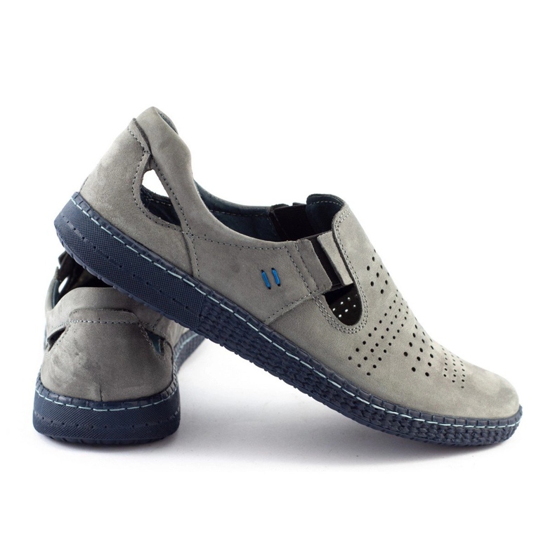 KOMODO Slip on da uomo grigie 864 grigio 1