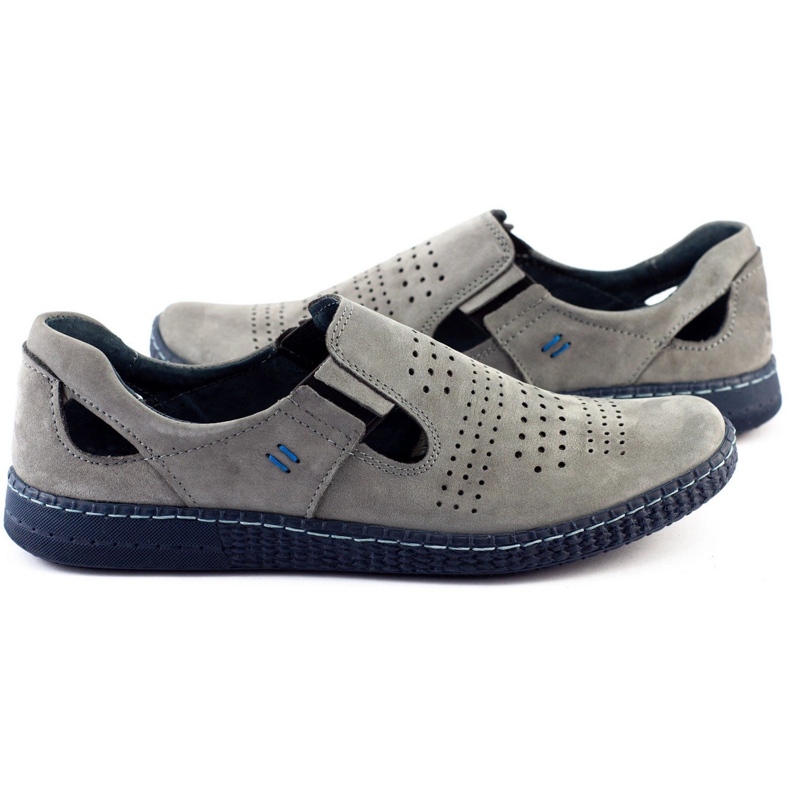 KOMODO Slip on da uomo grigie 864 grigio 2