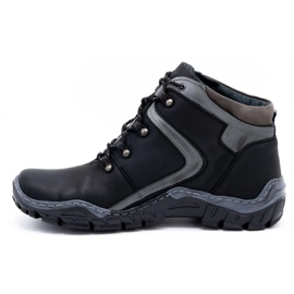 Olivier Scarpe invernali da uomo 129 Black nero 1