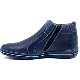 Polbut Scarpe invernali da uomo 381 blu navy 1