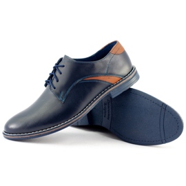 Lukas Scarpe eleganti da uomo 253LU blu navy 1