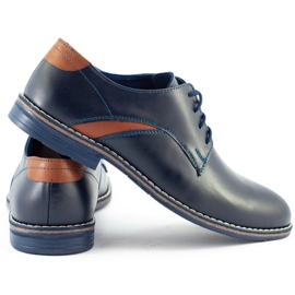 Lukas Scarpe eleganti da uomo 253LU blu navy 2