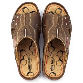 Olivier Pantofole uomo 334GT marroni marrone 1