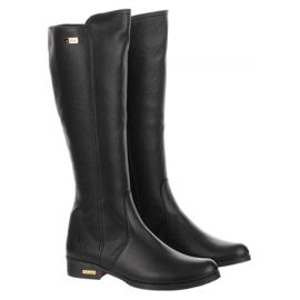 Olivier Stivali neri Ana, grano nero 2