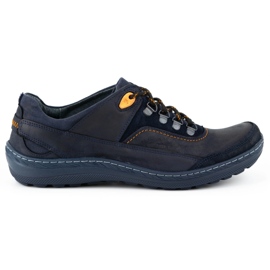 Olivier Scarpe da trekking da uomo 268 blu navy 1
