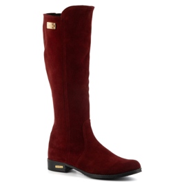 Olivier Stivali alla moda Klara bordeaux rosso multicolore 1
