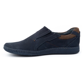 KOMODO Mocassini da uomo 862L blu navy 1
