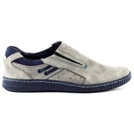 KOMODO Mocassini da uomo grigi 862L grigio 1