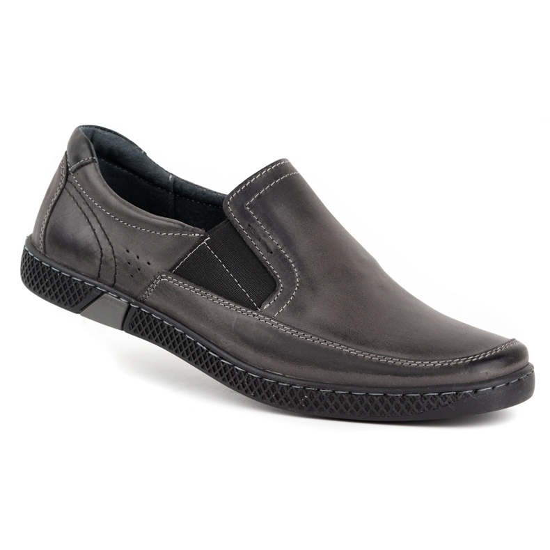 KOMODO Mocassini grigi da uomo 912 grigio 1