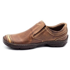Joker Mocassini da uomo in pelle 213 marrone 1
