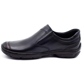 Joker Mocassini da uomo in pelle 213 nero 1