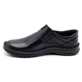 Joker Mocassini uomo in pelle neri 382 nero 1