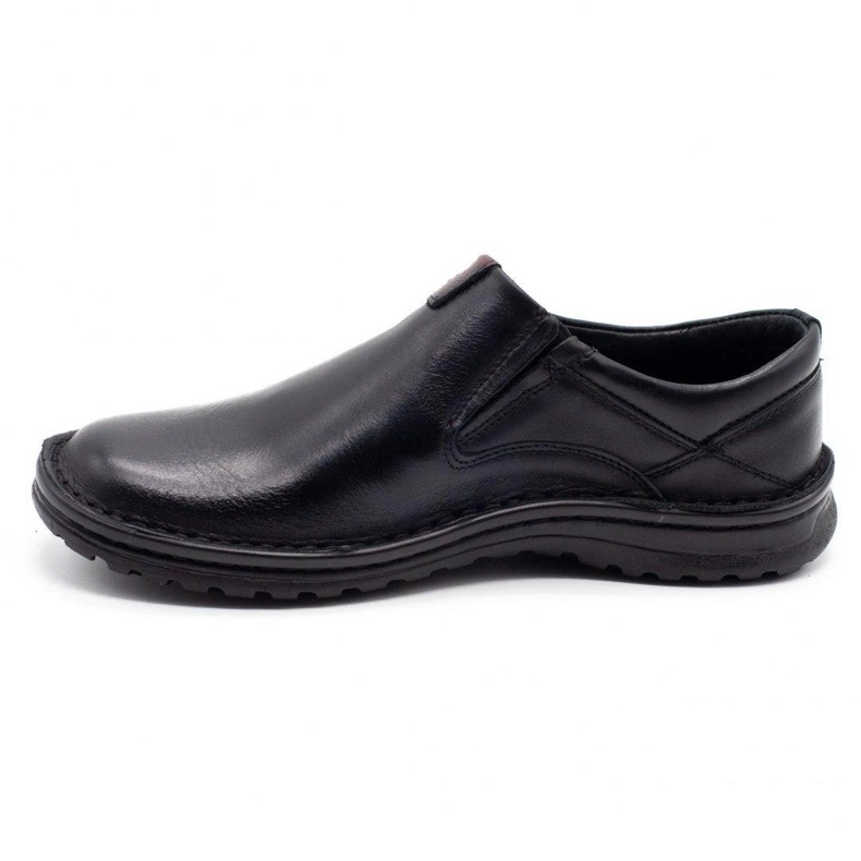 Joker Mocassini uomo in pelle neri 382 nero 1