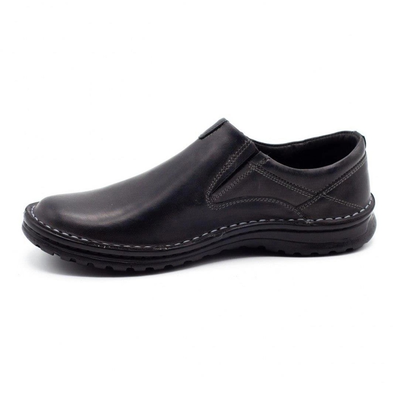 Joker Mocassini in pelle da uomo grigi 382 grigio 1