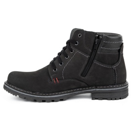 ABIS Calde scarpe da uomo 197 in nabuk nero 1