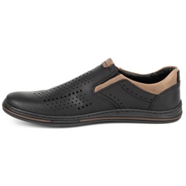 Polbut Scarpe brogue da uomo 401 Summer Black nero 2