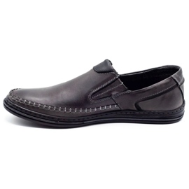 Polbut Scarpe da uomo mocassini 09 grigio 1