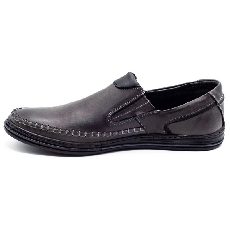 Polbut Scarpe da uomo mocassini 09 grigio 1