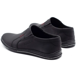 Polbut Scarpe da uomo in pelle 334 nere nero 2