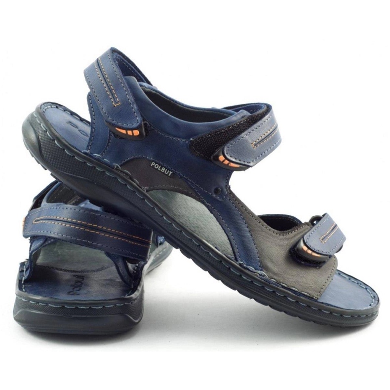 Polbut Sandali SA04 blu navy con grigio multicolore 1