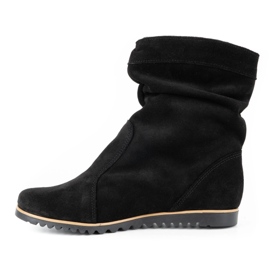 Olivier Stivali in pelle Emi Black nero 1