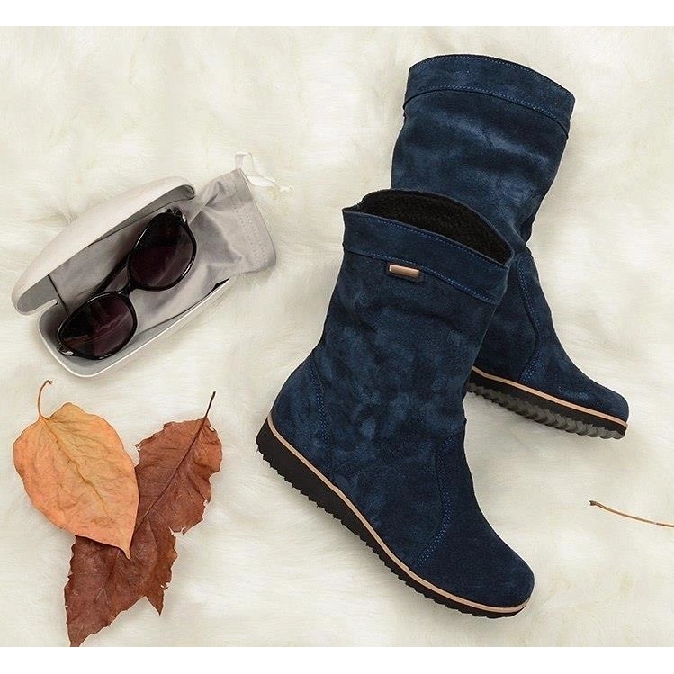Olivier Stivali Pelle Emi Warm Blu 1