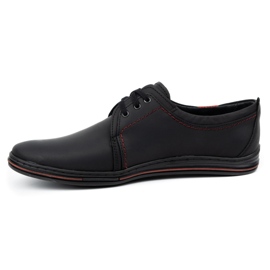 Polbut Scarpe in pelle da uomo 343 nere nero 1