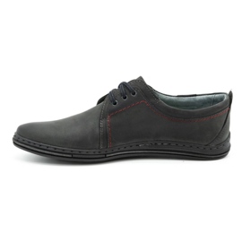 Polbut Scarpe in pelle per uomo 343 grigio 1