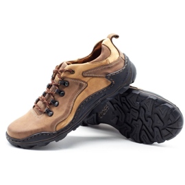 KENT Scarpe da uomo in pelle Trapery 207 marrone 1