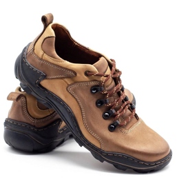 KENT Scarpe da uomo in pelle Trapery 207 marrone 2