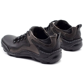KENT Scarpe da uomo in pelle Trapery 207 nere nero 1