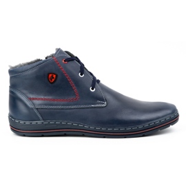 Polbut 339 stivali invernali da uomo blu navy 1