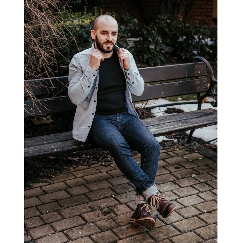 Olivier Stivali invernali da uomo stivali da neve 120 marrone 2