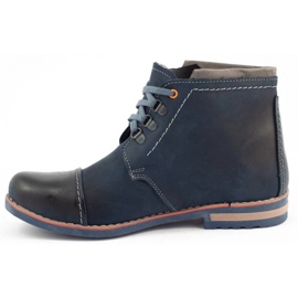 Olivier Scarpe Invernali Da Uomo Stivali Da Neve 120 Blu Navy 1