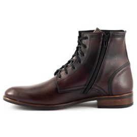 Olivier Stivaletti Chelsea in pelle da uomo 287 Św kabir marrone 1