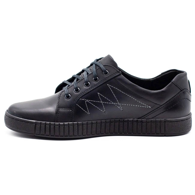 Polbut Scarpe casual da uomo J66 nere con argento nero multicolore 1