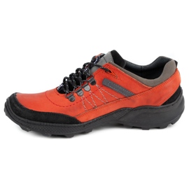 Olivier Scarpe trekking uomo 274GT rosse rosso 1