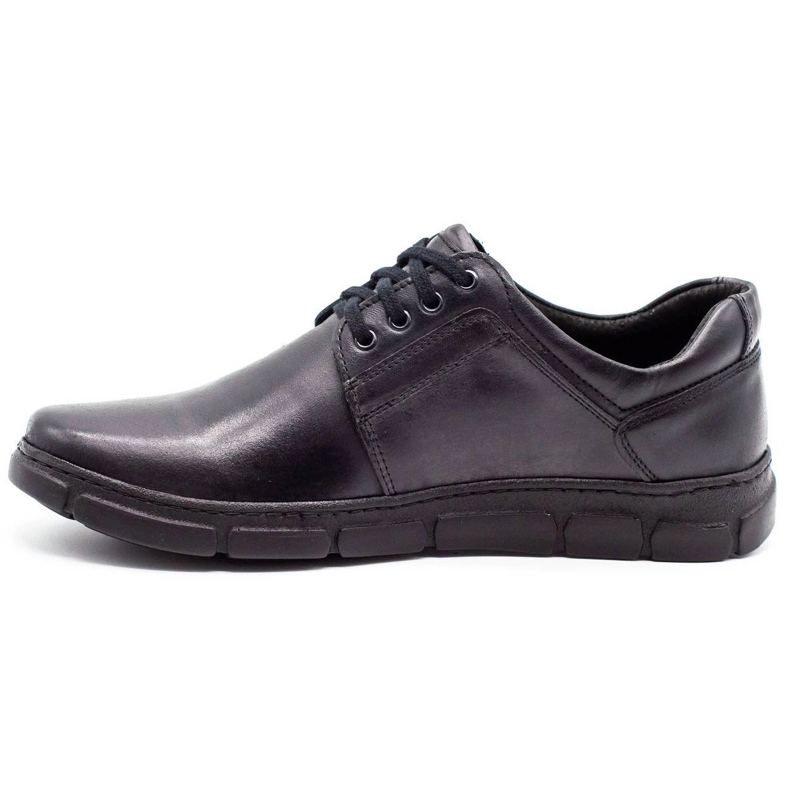 Joker Scarpe da uomo in pelle nere 506 nero 1