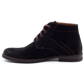 Olivier Stivali Jodhpur da uomo neri 605 nero 1