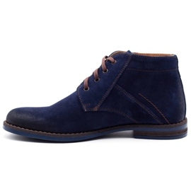 Olivier Stivali Jodhpur da uomo 605 blu navy 1