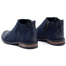 KOMODO Scarpe invernali da uomo 872K blu navy 2