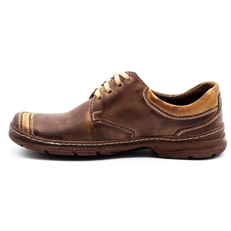 Joker Scarpe da uomo in pelle 936 marrone 1