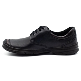 Joker Scarpe da uomo in pelle nere 936 nero 1