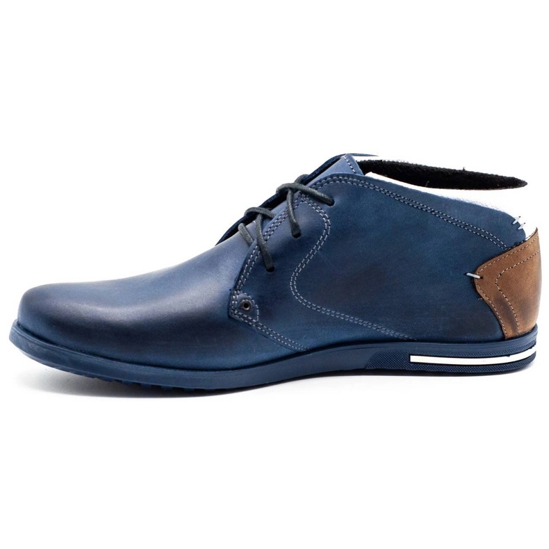 Polbut Scarpe isolate da uomo C37F blu navy con bianco multicolore 1