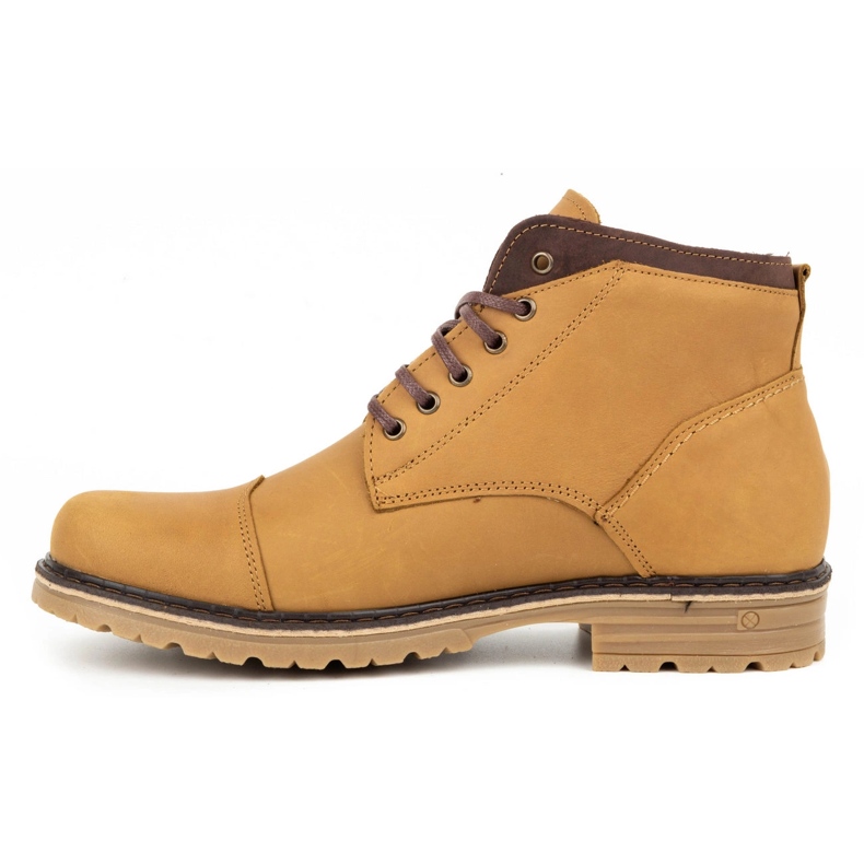 Polbut Scarpe invernali da uomo rosse C15 arancia 2